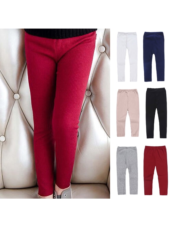 Baby Leggings, Toddler Seamless Panty Soft Cotton Keep Warm Casual Knit Pants for Girls and Boys