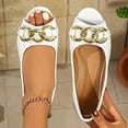 thumbnail image 1 of GERsome Ballet Flats for Women Open Toe Slip-On Comfort Walking Shoes for Work Office Casual Daily Wear, Size 7.5, 1 of 9