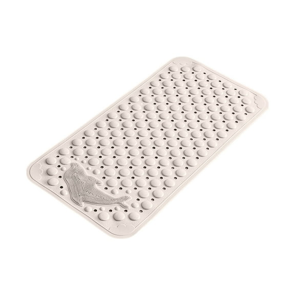 GERsome Bathtub Mat Non Slip,Bath Mat for Tub, Machine Washable Bath Tub Mats with Reverse Suction Cups, Comfortable Rubber Bathtub Mat for Bathroom