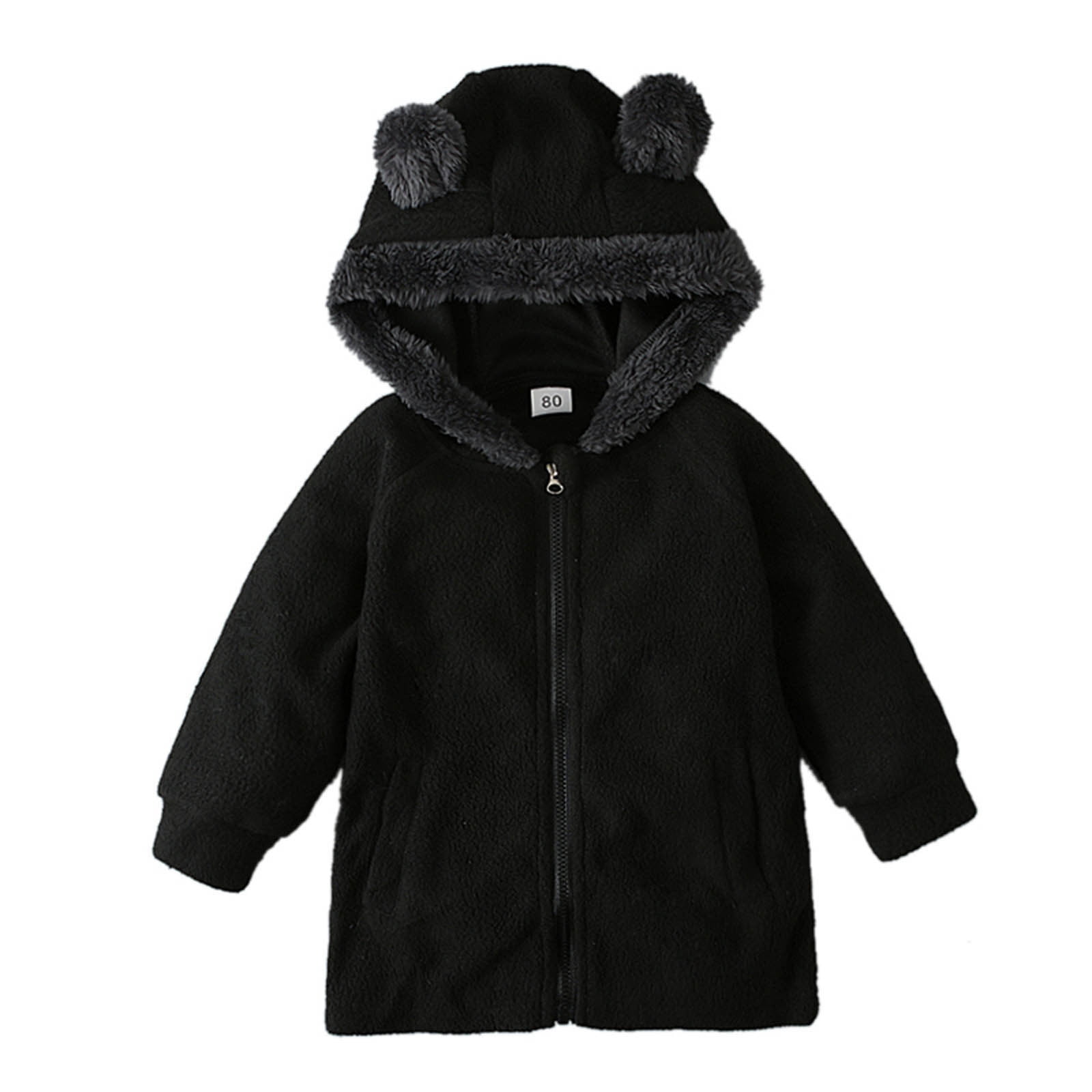 Baby Bear Fleece Lined Casual Sweatshirt main image 1