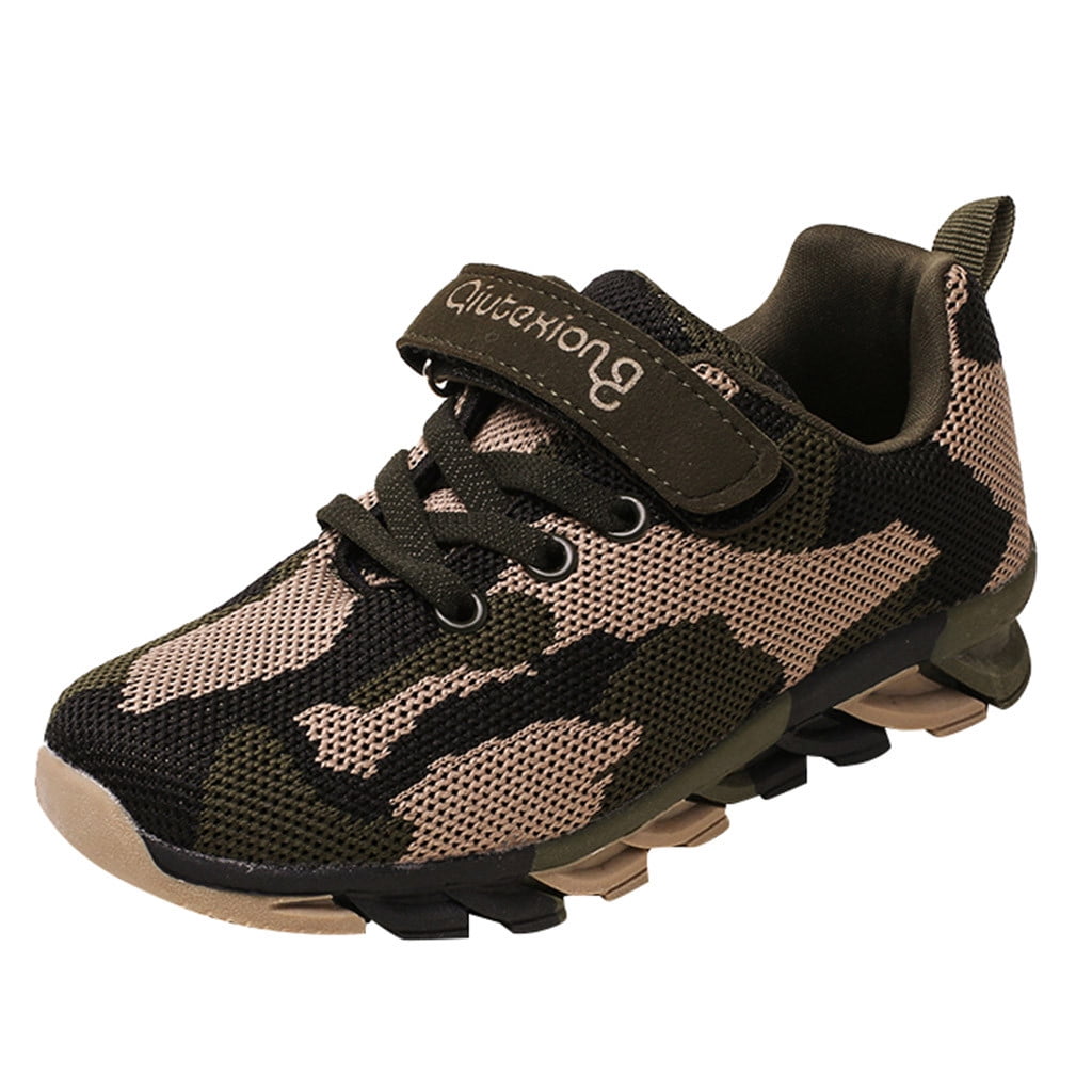 Boys camo tennis shoes best sale