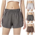 thumbnail image 1 of GERsome Boys Girls Cotton Sport Jogger Shorts Unisex Kids Summer Solid Color Short Pants Gray 2-3 Years, 1 of 9