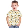 thumbnail image 1 of GERsome Boys Girls Short Sleeve T Shirt Cute Cartoon Graphic Crewneck Tees for Unisex Kids Casual Summer Tops Sizes 3-14 Years 1-Pack, 1 of 5