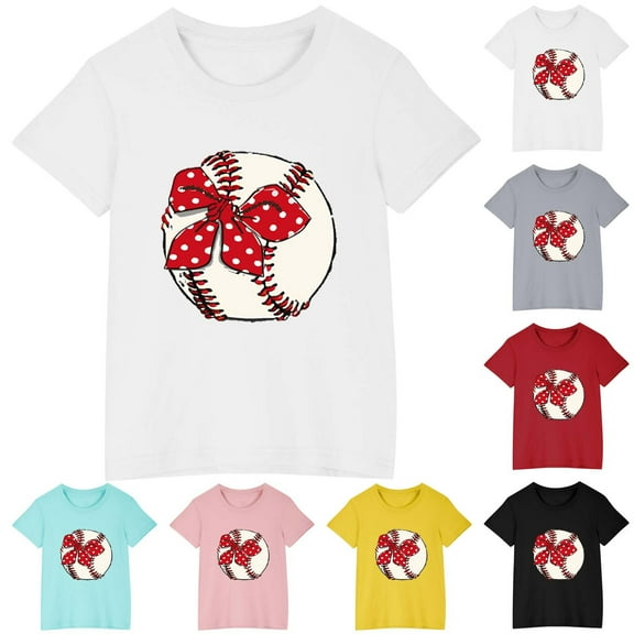 GERsome Boys Girls Short Sleeve T-Shirt Unisex Crewneck Tee Classic Cotton T-Shirt for Kids, Sizes 3-10 Years, 1-Pack