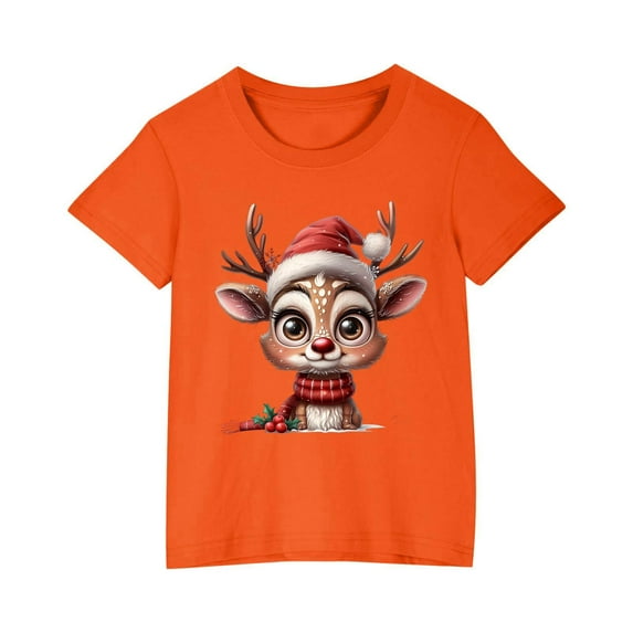 GERsome Boys Shirts Short Sleeve Toddler Girls Tshirts Round Neck T Shirts Cotton Basic Tees Summer Tops Unisex Kids T-Shirt Sizes 3-10 Years, 1-Pack