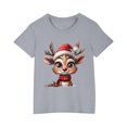 thumbnail image 1 of GERsome Boys Shirts Short Sleeve Toddler Girls Tshirts Round Neck T Shirts Cotton Basic Tees Summer Tops Unisex Kids T-Shirt Sizes 3-10 Years, 1-Pack, 1 of 4
