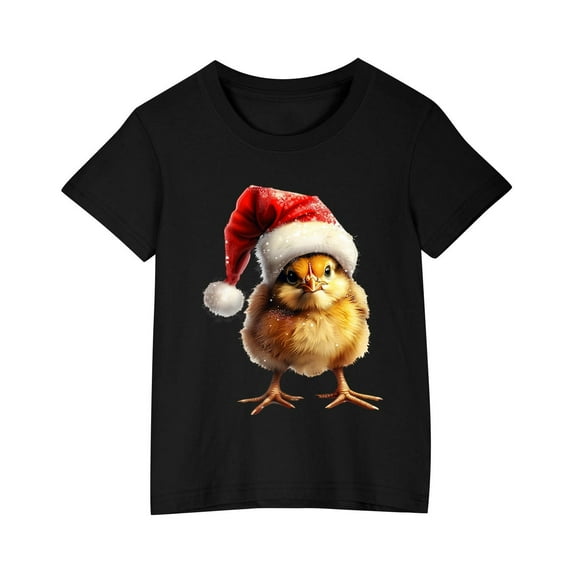 GERsome Boys Shirts Short Sleeve Toddler Girls Tshirts Round Neck T Shirts Cotton Basic Tees Summer Tops Unisex Kids T-Shirt Sizes 3-10 Years, 1-Pack