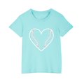 thumbnail image 1 of GERsome Boys Short Sleeve Crewneck T-Shirts Top, Girls Soft Cotton Tee, 3-10 Years Toddler Baby Girls Boys Summer Cotton T-Shirt Cute Graphic, 1-Pack, 1 of 4