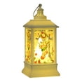 thumbnail image 1 of GERsome Christmas LED Lantern, Battery Operated Christmas Decorative Hanging Ornament Night Lantern Table Fireplace Outdoor Garden Yard Holiday Decor, 1 of 2