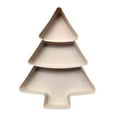 thumbnail image 1 of GERsome Christmas Plates Christmas Tree Shape Fruit Appetizer Trays Xmas Snack Dessert Serving Platter Tray Cookies Candy Container for Holiday Party Decorations, 1 of 2