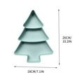 thumbnail image 1 of GERsome Christmas Plates Christmas Tree Shape Fruit Appetizer Trays Xmas Snack Dessert Serving Platter Tray Cookies Candy Container for Holiday Party Decorations, 1 of 2