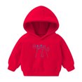 thumbnail image 1 of GERsome Cute Sweatshirt Pullover Hoodie for Boys Girls Kids Long Sleeve Cartoon Graphic Sports Hooded,Lightweight Sweats Fall Winter Outwear Size 5-6 Years, 1 of 2