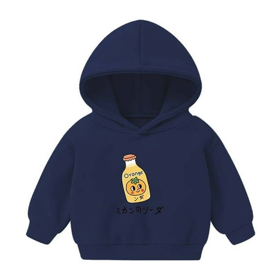 GERsome Cute Sweatshirt Pullover Hoodie for Boys Girls Kids Long Sleeve Cartoon Graphic Sports Hooded,Lightweight Sweats Fall Winter Outwear Size 5-6 Years