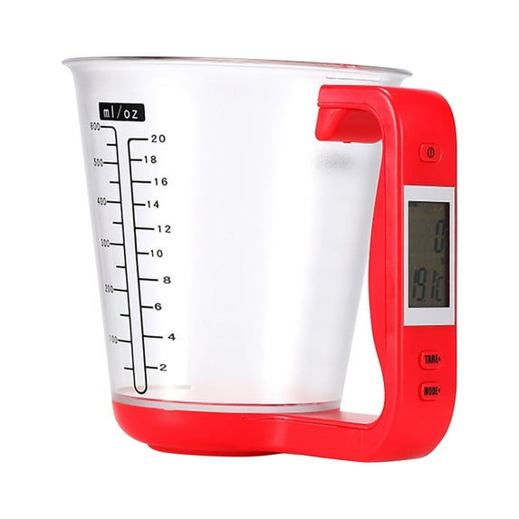 GERsome Digital Kitchen Scale and Measuring Cup Digital Kitchen Measuring Cup Scale Accurate Measurements with Cup Or Scale Platform