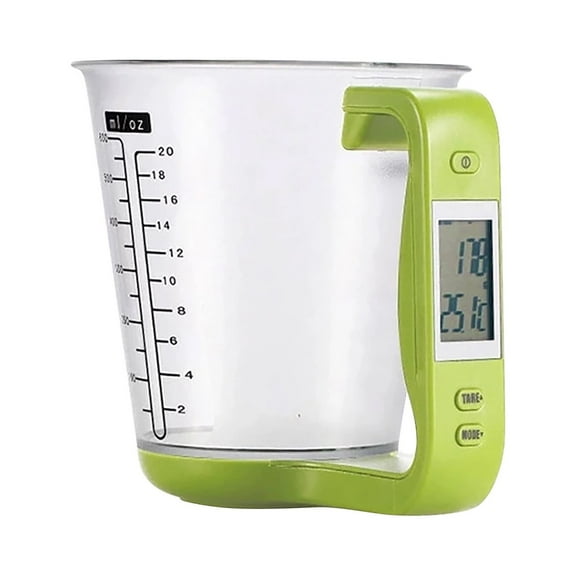 GERsome Digital Kitchen Scale and Measuring Cup Digital Kitchen Measuring Cup Scale Accurate Measurements with Cup Or Scale Platform
