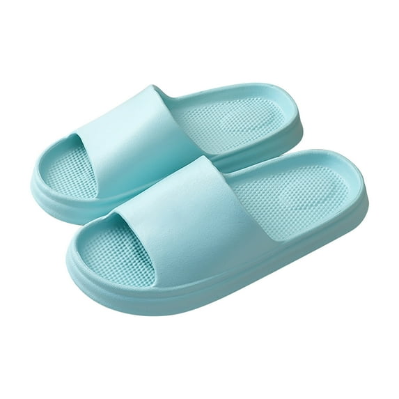 GERsome EVA Slippers for Women and Men Indoor & Outdoor Thick Platform Summer Beach Non-Slip Shower Slides Bathroom Casual Slippers