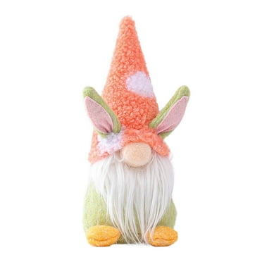 GERsome Easter Gnomes Decorations for The Home, Easter Gnomes Plush Doll Table Centerpiece Signs Easter Decor Rustic Tiered Tray Decor Farmhouse Decor for Easter Gifts