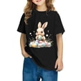 thumbnail image 1 of GERsome Easter Shirts Girls Boys Kids T-Shirt with Short Sleeves, Crew Neck Cotton T-Shirt for Boys Girls Sizes 3-10 Years, 1 of 4