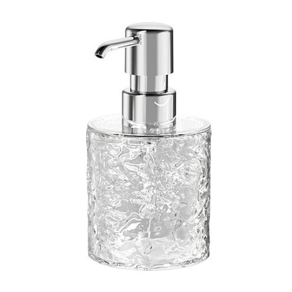GERsome Foaming Hand Soap Dispenser Bathroom Soap Dispenser or Lotion Dispenser for Kitchen,Refillable Clear Soap Dispenser with Pump