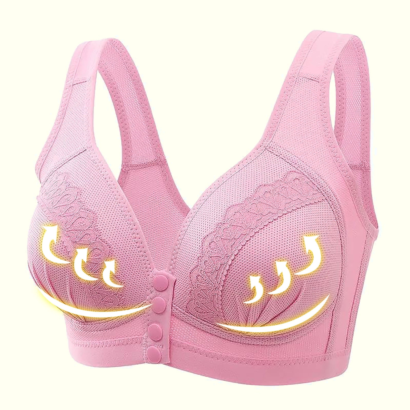 GERsome Front Closure Bras for Women no Underwire Padded