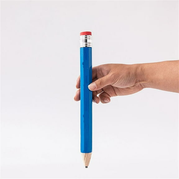 GERsome Giant Pencils for Prop/Gifts/Decor - 14 Inch Jumbo Wooden Big Novelty Pencil with Cap for Schools and Homes