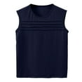 thumbnail image 1 of GERsome Girls Athletic Tank Tops Kids Solid Color Crewneck Sleeveless Tops for Gym Yoga 5-14 Years, 1 of 3