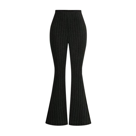 GERsome Girls Flare Pants Solid Color Yoga Flare Wide Leg Leggings Pants for Causal High Waisted Lightweight Flare Pants 8-13 Years