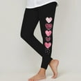 thumbnail image 1 of GERsome Girls Leggings Casual Heart Print Stretch Tights Pants Full Length Basic Leggings Soft Comfortable Stretchy Leggings Tight Pants, Sizes 3-8 Years, 1 of 5