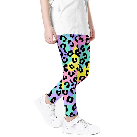 GERsome Girls Leggings Cute Print Soft Comfortable Pants for Girls in 3-8 Years Girls Athletic Leggings