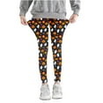 thumbnail image 1 of GERsome Girls Leggings Full Length Stretchy Pants Soft Comfortable Footless Leggings Stretchy Tights Pants 3-8 Years（Size 5-6 Years）, 1 of 5
