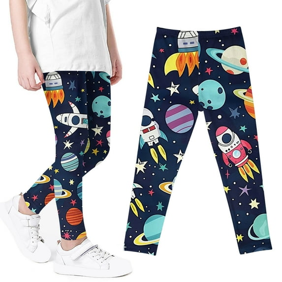 GERsome Girls Leggings Size 3-8 Years Many Colors(Size 4-5 Years)