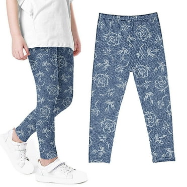 GERsome Girls Leggings Size 3-8 Years Many Colors（Size 7-8 Years）