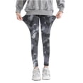 thumbnail image 1 of GERsome Girls Leggings,Soft Comfortable Tight Pants for Girls in 3-8 Years,Girls Athletic Leggings,Casual Print Full Length Basic Leggings Stretchy Leggings, Gray/6-7 Years, 1 of 5