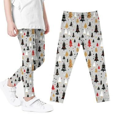 GERsome Girls Stretch Leggings Clearance Soft Comfortable Tight Pants for Girls in 3-8 Years Girls Athletic Leggings Many Colors（Size 3-4 Years）