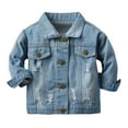thumbnail image 1 of GERsome Girls' and Toddler Embroidered Rose Denim Jackets, 1 of 8