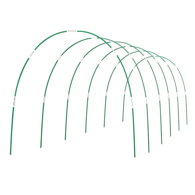 GERsome Greenhouse Hoops Grow Tunnel Garden Hoops, RustFree Fiberglass