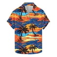thumbnail image 1 of GERsome Hawaiian Shirts for Men Floral Short Sleeve Button Down Shirts Summer Beach Vacation Shirts S-5XL, 1 of 5