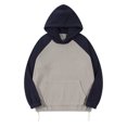 thumbnail image 1 of GERsome Hooded Sweatshirt for Men Patchwork Pullover Color Block Long Sleeve Sweatshirts Casual Drawstring Tops with Pocket S-2XL, 1 of 8