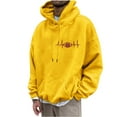 thumbnail image 1 of GERsome Hooded Sweatshirts for Men Rugby Graphic Hoodies Pullover Casual Sports Top Drawstring Shirt with Pockets Sizes M-4XL, 1 of 6