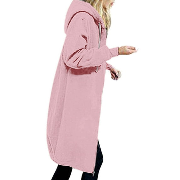 GERsome Hoodies for Women Winter Fleece Sweatshirt - Full Zip Up Thick Sherpa Lined