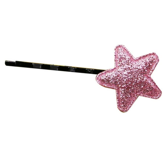 GERsome Infant Sequins Pentagram Hair Clips, Pink