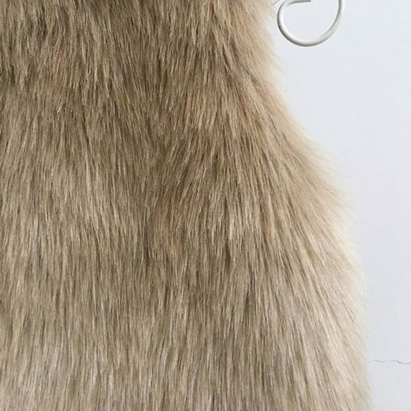 GERsome Kids Faux Fur Vest for Toddler Girl Winter Villus Fleece Coat Outwear Thick Warm Waistcoat Outerwear Cardigan Tops