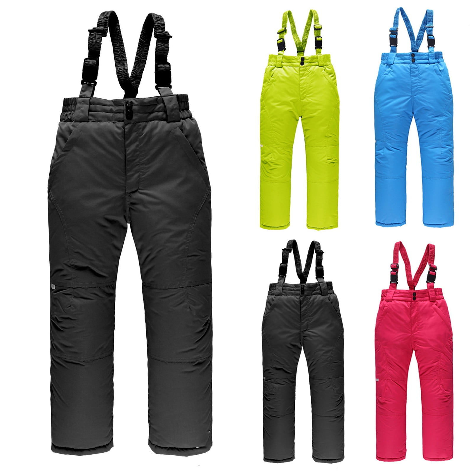 GERsome Kids Snow Bib Boys and Girls Insulated Waterproof Snow Ski Pant
