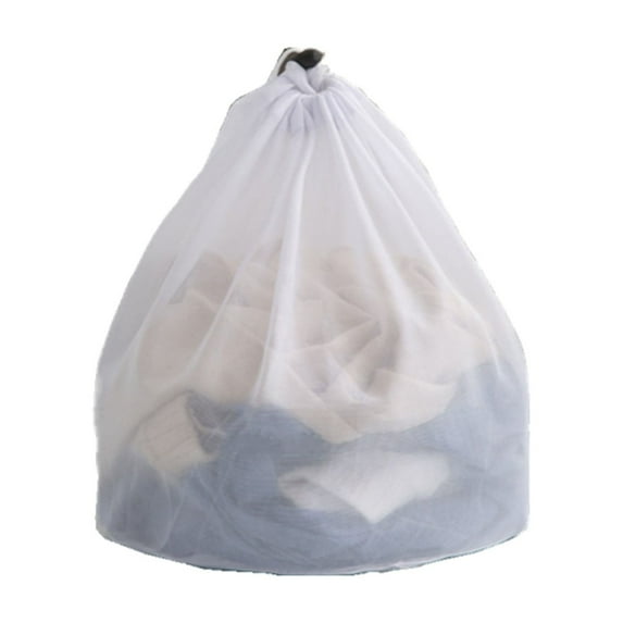 GERsome Large Laundry Bags Mesh Laundry Bags with Drawstring Durable Wash Bag for Delicates Garment Laundry Mesh Bag for Family College Dorm