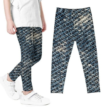 GERsome Leggings for Girls Soft Comfortable Leggings for Kids in 3 to 8 Years Ankle Length Girls Printed Leggings（Size 3-4 Years）