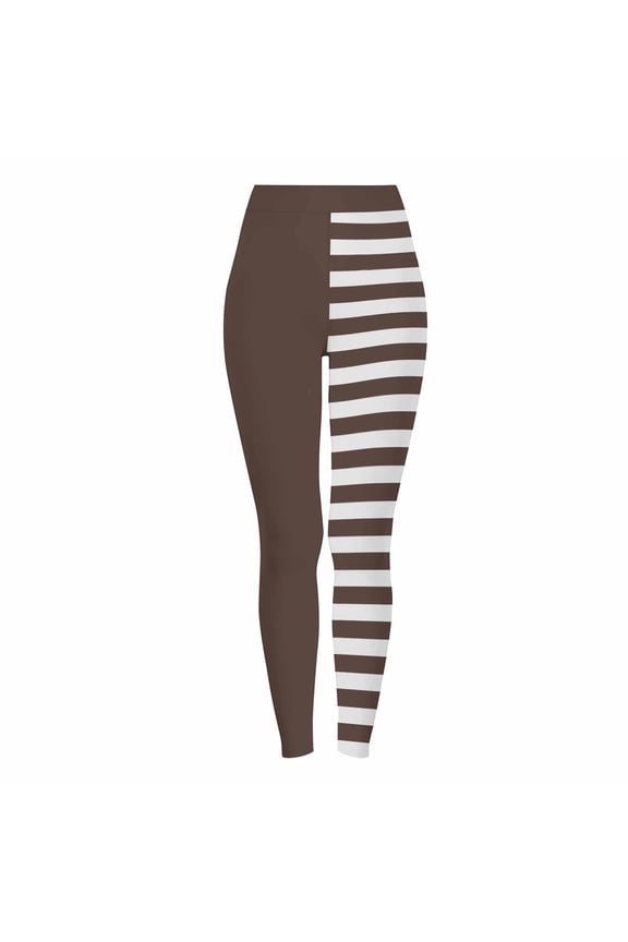 Leggings for Women High Waisted Soft Stretch Striped Workout Yoga Pants Womens Halloween Funny Graphic Leggings Size L