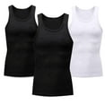 thumbnail image 1 of GERsome Men's 3 Packs Quick Dry Workout Tank Tops Gym Muscle Tee Fitness Bodybuilding Sleeveless T Shirts M-3XL, 1 of 7