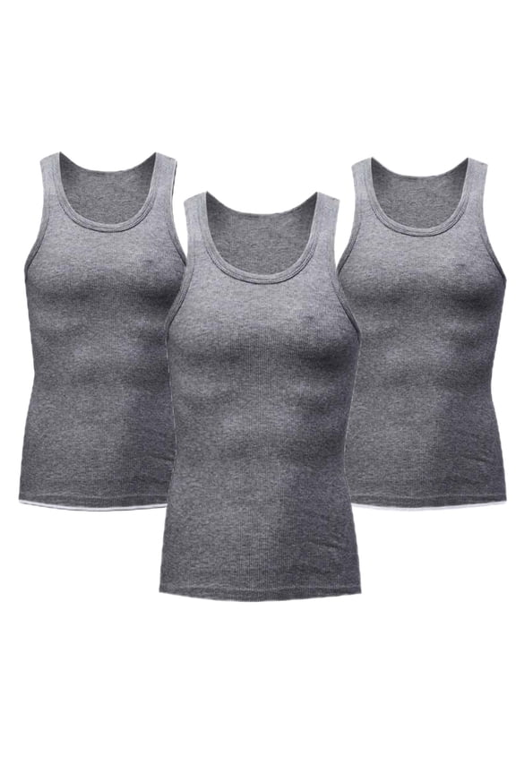 Men's 3 Packs Quick Dry Workout Tank Tops Gym Muscle Tee Fitness Bodybuilding Sleeveless T Shirts M-3XL