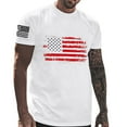thumbnail image 1 of GERsome Men's 4th of July T Shirts Summer Loose Fit Short Sleeve Crewneck American Flag Patriotic Tops USA Flag Stars Stripes Graphic Tee M-3XL, 1 of 4
