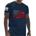 thumbnail image 1 of GERsome Men's 4th of July T Shirts Summer Loose Fit Short Sleeve Crewneck American Flag Patriotic Tops USA Flag Stars Stripes Graphic Tee M-3XL, 1 of 4